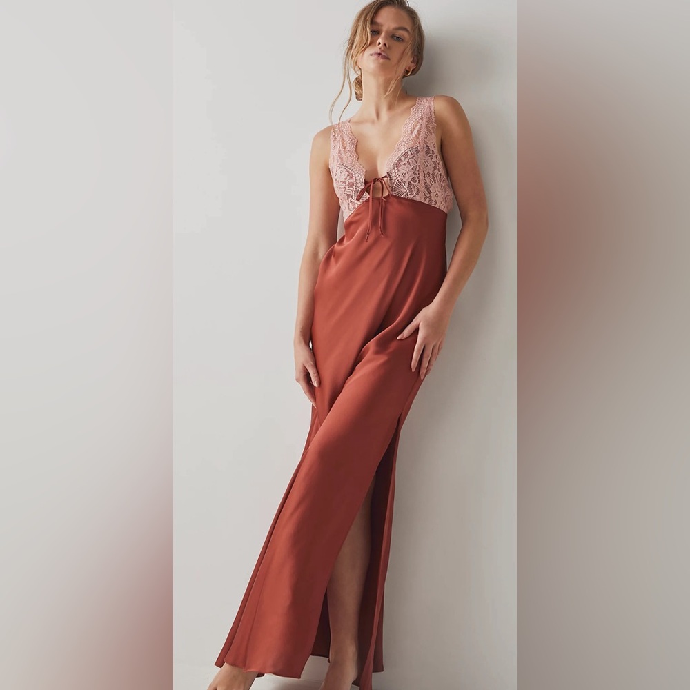 NWT Free People Countryside Maxi Slip
